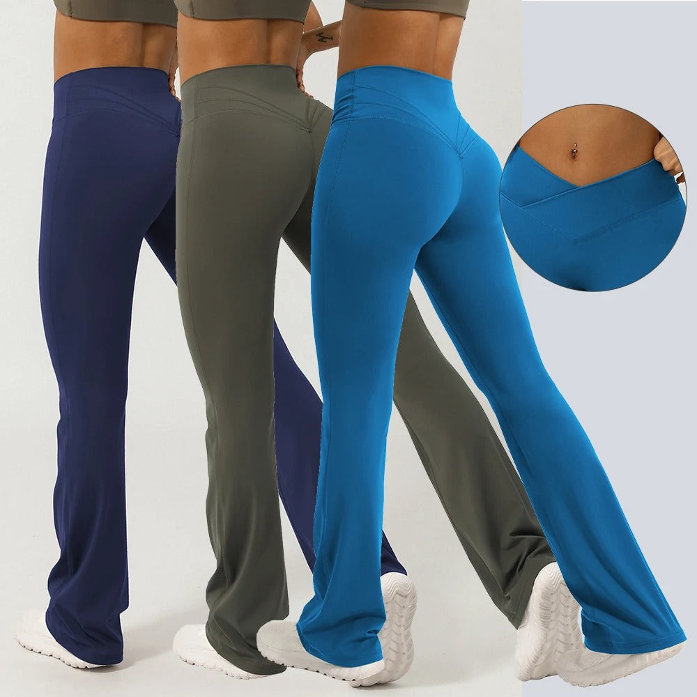 Elevate Cross Flare Leggings